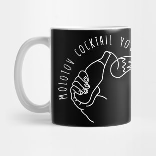 molotov cocktail your emotions Mug